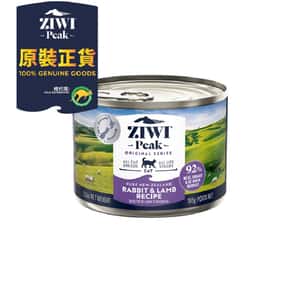 ZiwiPeak 貓罐頭 ZiwiPeak 貓罐頭 兔肉及羊肉配方 185g (CCRL185)