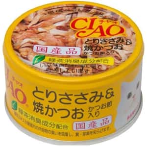 CIAO 貓罐頭 CIAO 貓罐頭 雞肉+燒鰹魚+鰹節 85g (黃) (C-54)