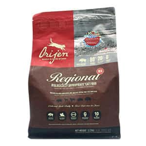 Orijen 渴望 貓糧 Orijen 貓糧 渴望貓糧 貓糧 無穀物貓糧 Regional 紅肉味 2.27kg 原裝香港行貨保證