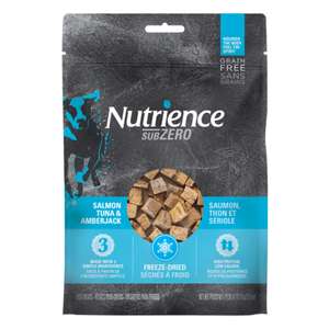 Nutrience 狗零食推薦：Nutrience SUBZERO 狗零食 凍乾脫水狗小食 三種魚 70g (D6522)