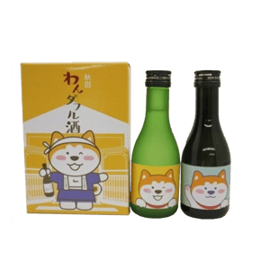 其他清酒 清酒 日の丸 秋田犬清酒 純米大吟釀+特別純米酒 180ml 2支套裝