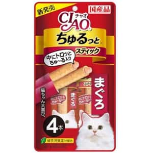 CIAO 貓零食 日本軟心流心棒 金槍魚味 4本入 (紅) (CS-121) (圖片3)