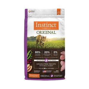 Instinct 本能 貓糧 貓乾糧推薦：Instinct 貓糧 本能 貓糧 無穀物兔肉配方 4.5lb (658597)
