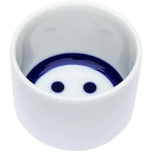 清酒杯品配件 日本清酒杯 日本直送 豬口杯 蛇の目微笑臉Smiley 1個入