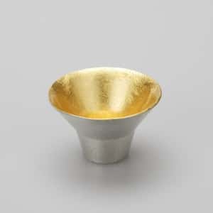 日本清酒杯 能作杯 猪口 金箔喜器 錫100% 30ml (窄底) (511250) (圖片3)