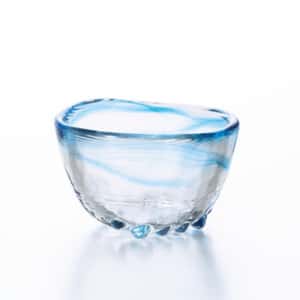 清酒杯品配件 日本清酒杯 津輕びいどろ 達磨盃 F-47147