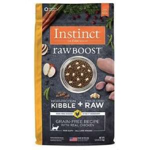 Instinct 本能 貓糧 貓乾糧推薦：Instinct 貓糧 本能 貓糧 無穀物生肉系列 雞肉 5lb (658627)