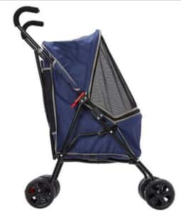 寵物車 Petio Porta 寵物外出 輕便折疊手推車 藍色