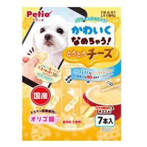 Petio 狗零食 Petio 狗零食 日本產低脂香濃芝士醬 腸道健康 水分補充 7支裝 (90502319)