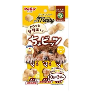 Petio 狗零食 Petio 狗零食 Meaty無添加雞胸肉&鰹魚&芝士流心肉粒 (輔助餵藥 DHA・EPA+) 10gx3袋 #A201 (90502659)