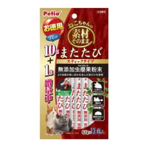 木天蓼 貓草 貓玩具 Petio 日本無添加木天蓼蟲癭果粉末 (解壓＆可改善食慾下降) 0.5g x 11p (90602686)