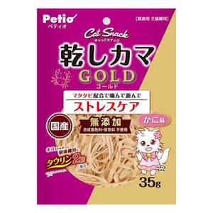 Petio 貓零食 Petio 貓零食 日本產 木天蓼白身魚絲 蟹味 牛磺酸2倍 35g (90603167)