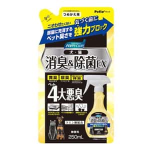 其他 清潔美容用品 Petio 強力快速除臭除菌噴霧EX 補充裝 250ml (貓犬用) (91602464)