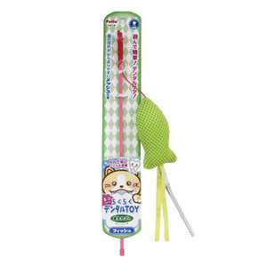 Petio 貓玩具推薦：Petio 趣味潔齒 木天蓼逗貓棒 魚 (91602345)