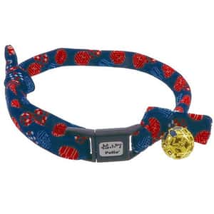 貓頸帶 貓頸圈 Petio 貓小町日式鈴鈴頸帶 鞠花紋 (貓用) (91602637)