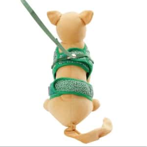 Petio 田園風柔軟胸帶牽引繩 綠色 M (貓用) (91601893) (圖片4)