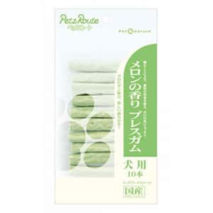 Petz Route 狗零食 日本Petz Route 狗狗潔齒棒 果汁蜜瓜味 10條裝 (犬用)
