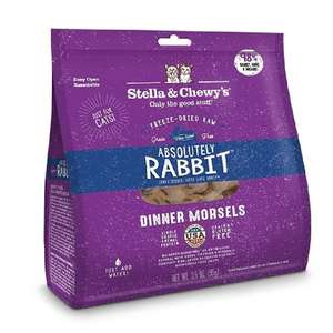 Stella & Chewy's 貓糧 貓乾糧推薦：Stella & Chewy's 貓糧 Dinner Morsels 凍乾生肉主食糧 兔肉配方 18oz (SC112)