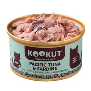KOOKUT 貓罐頭 天然太平洋吞拿魚沙甸魚 70g (WCKUCW1008297) (圖片3)
