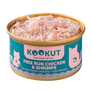 KOOKUT 貓罐頭 天然放養雞鮮蝦 70g (WCKUCW1008310) (圖片3)