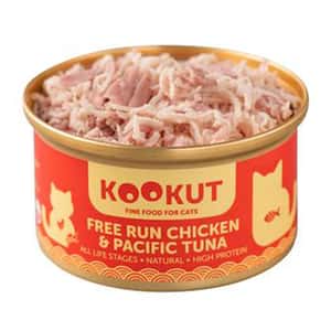 KOOKUT 貓罐頭 天然放養雞太平洋吞拿魚 70g (WCKUCW1008280) (圖片3)