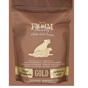 Fromm 福摩 狗糧 Fromm福摩 狗糧 金裝 全犬糧 體重控制配方 雞火雞魚蔬菜 5lb