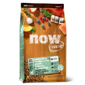 now FRESH 狗糧 now FRESH 狗糧 無穀物 小型成犬 魚肉配方 鱒魚三文魚及希靈魚 3.5lb (2304304)