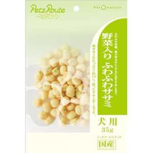 Petz Route 狗零食 日本Petz Route 蓬鬆蔬菜雞肉粒 35g (犬用)