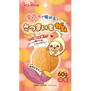 Petz Route 狗零食 日本Petz Route 甘薯橡皮棒 60g (犬用)