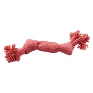 Buster 狗玩具 Buster 顏色吱吱繩 Colour Squeak Rope 中號 35cm 粉紅色 (276518)