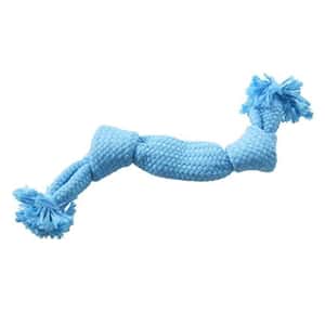 Buster 狗玩具 Buster 顏色吱吱繩 Colour Squeak Rope 中號 35cm 淺藍色 (276519)