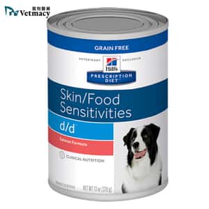 Hills 處方糧 狗罐頭 Hills 處方糧 狗罐頭 d/d 皮膚及食物敏感配方 三文魚 13oz (7004)