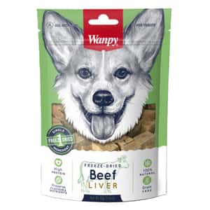 Wanpy 狗零食 Wanpy Freeze Dry 狗零食 凍乾牛肝 Beef Liver 40g (YY830160)