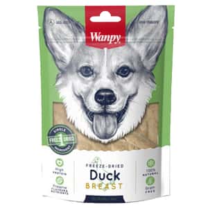 Wanpy 狗零食 Wanpy Freeze Dry 狗零食 凍乾鴨胸肉 Duck Breast 40g (YY820420)