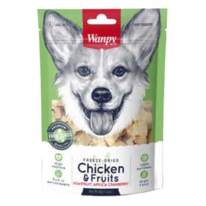 Wanpy 狗零食 Wanpy Freeze Dry 狗零食 凍乾雞肉+水果 Chicken + Fruit 40g (YY812371)
