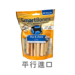 Smartbones 狗零食推薦：Smartbones 除口臭磨牙潔齒卷 雞軟骨味 16支裝