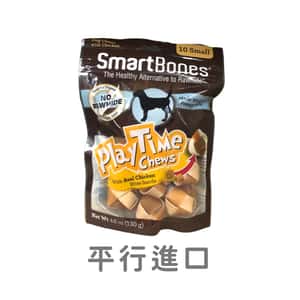 Smartbones 狗零食推薦：Smartbones 除口臭磨牙潔齒球 花生味 10個裝