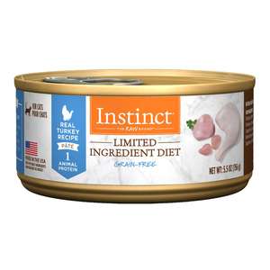 Instinct 本能 貓罐頭 貓濕糧推薦：Instinct 貓罐頭 單一蛋白系列 火雞配方 5.5oz (705765)