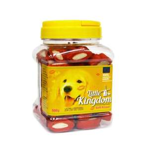 狗零食推薦：Little Kingdom 狗零食 潔齒紅唇 Soft Kisses 500g (998825) (TBM)