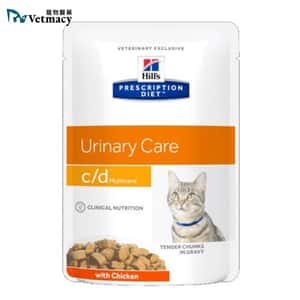 Hills 處方糧 貓罐頭 Hills 處方糧 貓濕糧 c/d 泌尿系統護理配方 雞肉 85g (605908)