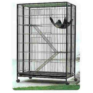 貓籠 狗籠 飛機籠 特大豪華舒適貓籠 Epoxy coating premium cat cage (92x58x142cm) (1185D)