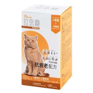 營養膏 保充劑 貓咪保健用品 ProVet位您寵 抗衰老配方 Anti-Aging Formula 7歲或以上貓專用 30粒 (W6818)