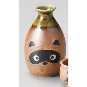 分酒瓶品配件 日本清酒壺 信樂燒 輕井沢 和食器 陶瓷酒具 狸貓2號 酒壺