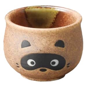 清酒杯品配件 日本清酒杯 信樂燒 輕井沢 和食器 陶瓷酒具 狸貓酒杯