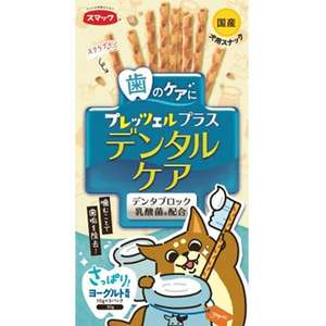 SMACK スマック 狗零食推薦：日本SMACK 狗小食 含乳酸菌 潔齒百力滋 乳酪味 30g (藍)