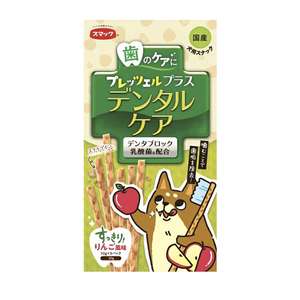 SMACK スマック 狗零食推薦：日本SMACK 狗小食 含乳酸菌 潔齒百力滋 蘋果味 30g (綠)