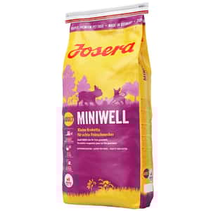 Josera 狗糧 Josera 狗糧 成犬糧 細粒 Miniwell 雞肉+全穀玉米+甜菜纖維+酵母菌 900gx5包 (JD5676)