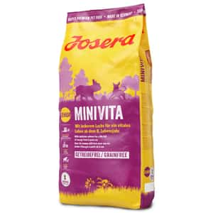 Josera 狗糧 Josera 狗糧 老犬糧 細粒 Minivita 三文魚+馬鈴薯+蕃薯+甜菜纖維 900gx5包 (JD5743)