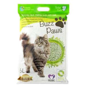 貓糧及貓砂 清貨特價區 Buzz Paws 綠茶花香味 豆腐貓砂 6L