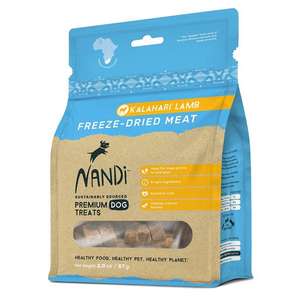 Nandi 狗零食推薦：Nandi 狗小食 凍乾羊肉 Freeze Dried Kalahari Lamb 57g (NA023)